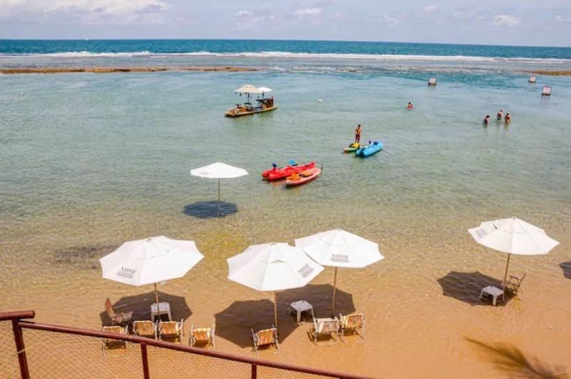 Flat Nannai Residence- Praia De Muro Alto ปอร์โต จิ กาลินญาส ภายนอก รูปภาพ